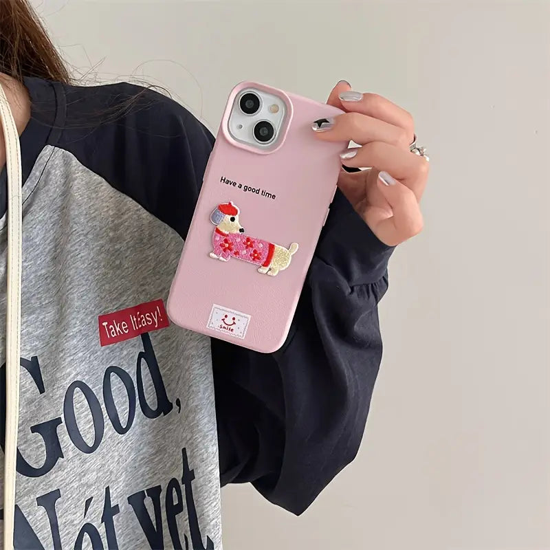 WoofCase | Embroidered Dog Phone Cover
