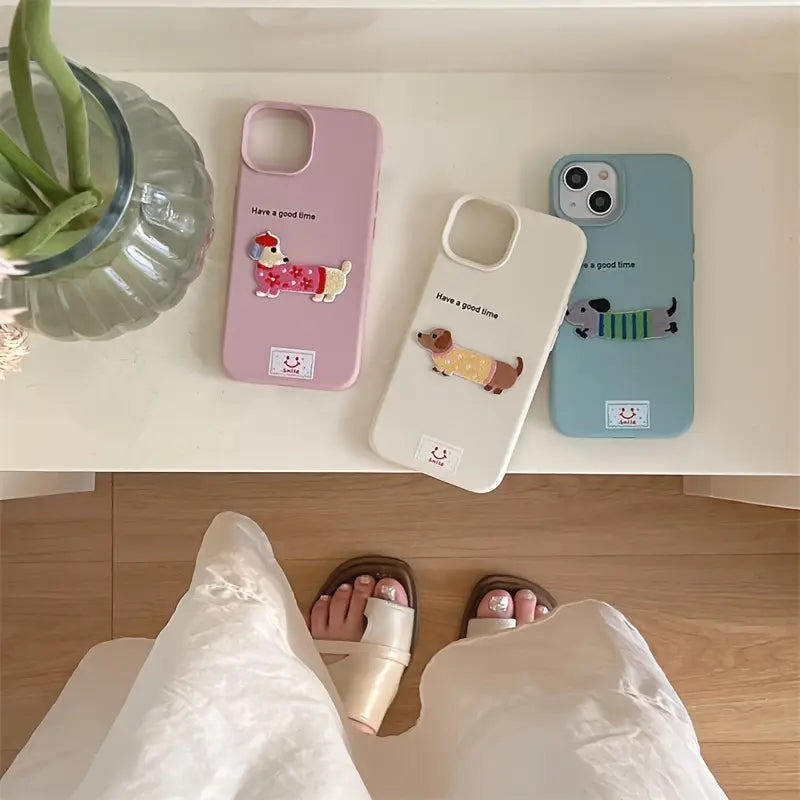 WoofCase | Embroidered Dog Phone Cover