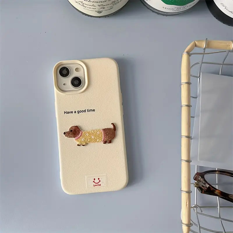 WoofCase | Embroidered Dog Phone Cover