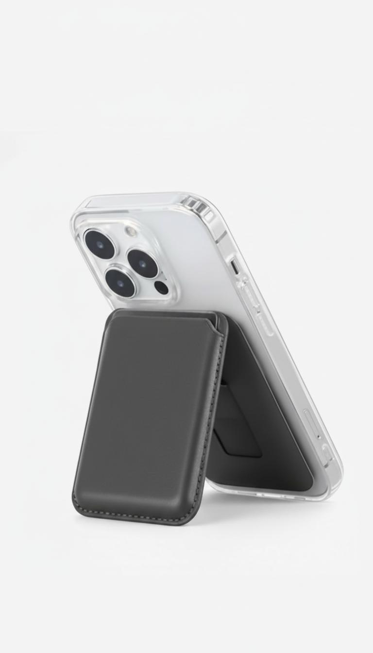Magsafe Card Holder with Stand (Black)