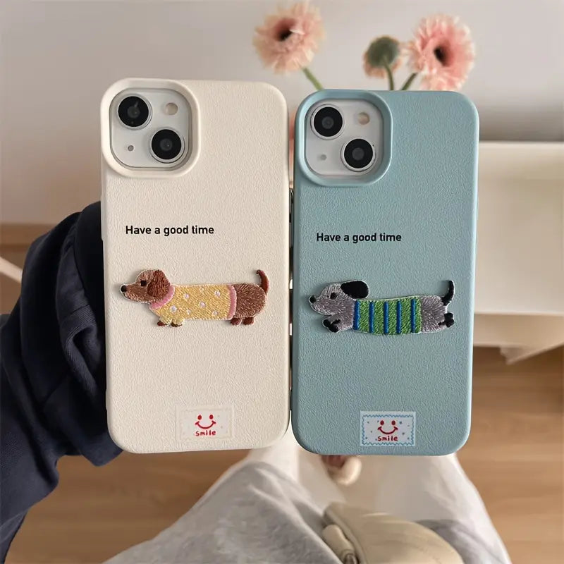 WoofCase | Embroidered Dog Phone Cover