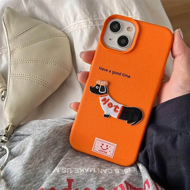 WoofCase | Embroidered Dog Phone Cover