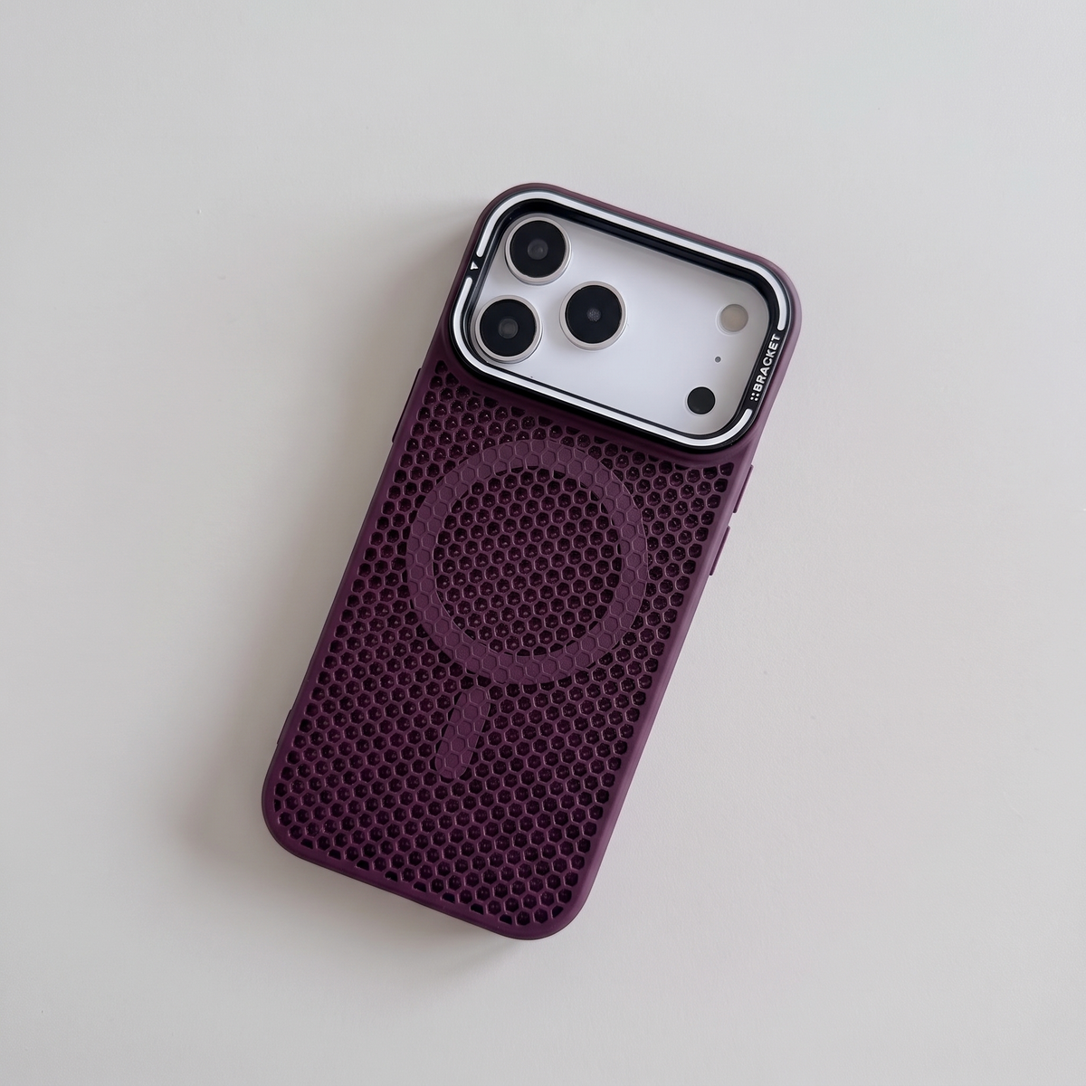 MagGrip Honeycomb Case iPhone 18 Pro / Pro Max Burgundy