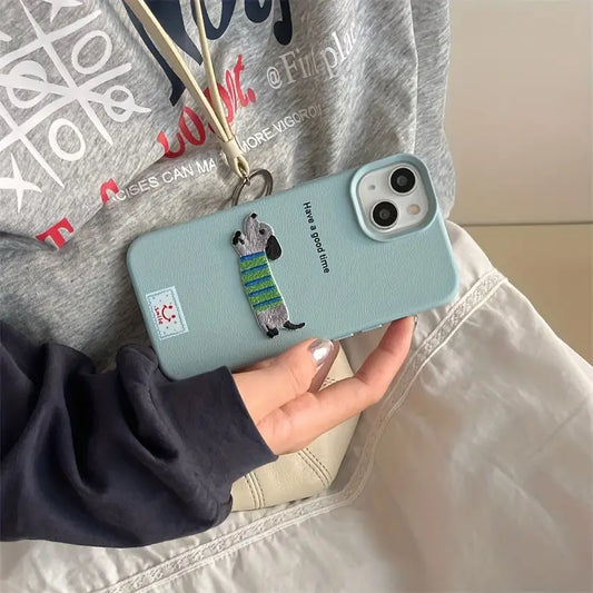 WoofCase | Embroidered Dog Phone Cover