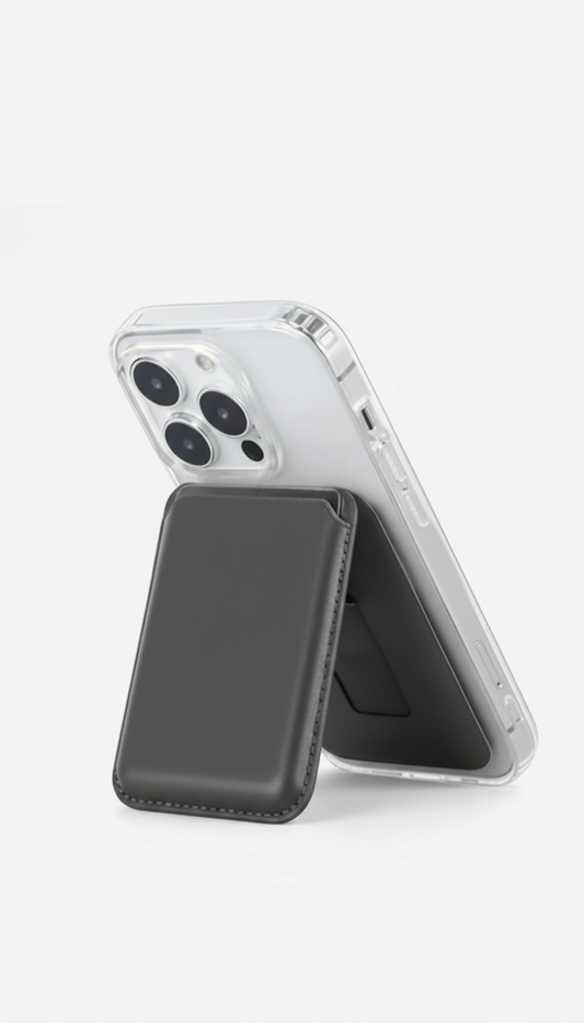 Magsafe Card Holder with Stand (Black)